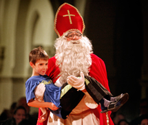 St. Nicholas visits St. Nicholas Parish Holiday Fest 2015 